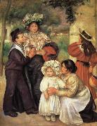 Pierre Renoir The Artist's Family oil on canvas